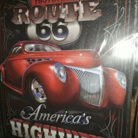 Metal Sign America's Highway Route 66 Wall Art - Picture 5 of 5